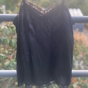 Black Silk Tank Top by White House Black Market